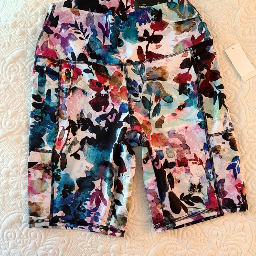 RBX Multicolor Floral Women's Bike Shorts